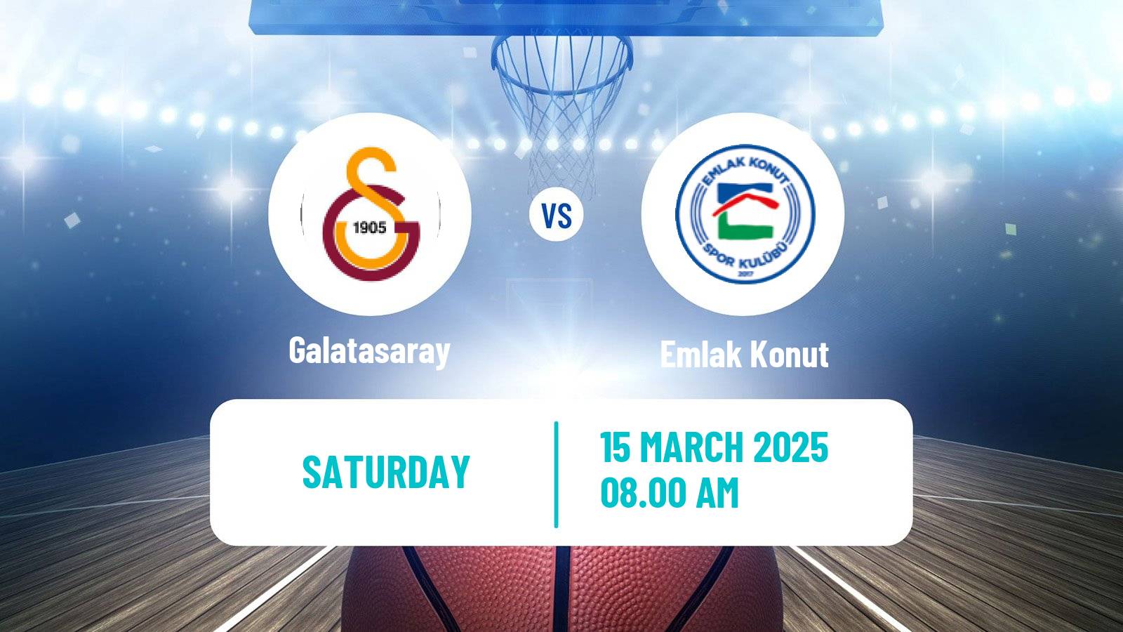 Basketball Turkish Basketball League Women Galatasaray - Emlak Konut