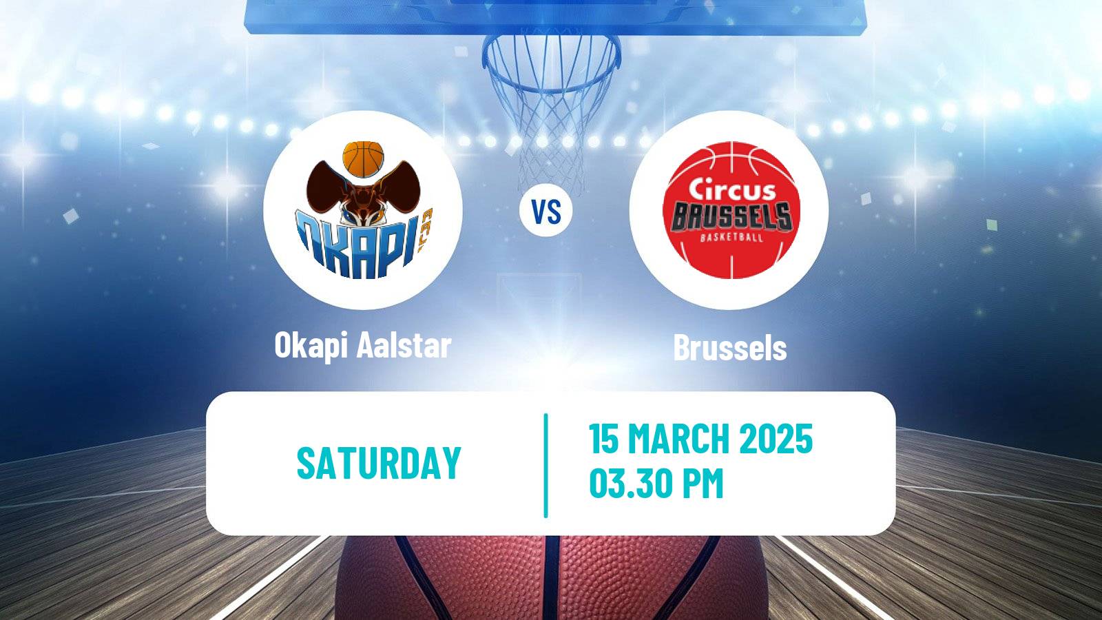 Basketball BNXT League Okapi Aalstar - Brussels