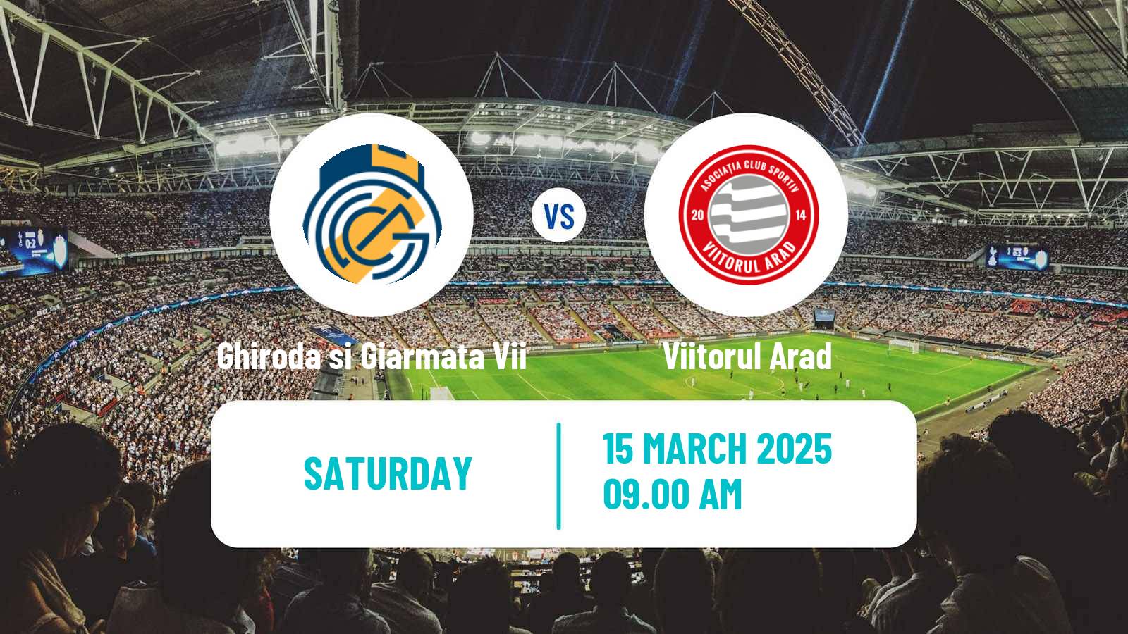 Soccer Romanian Liga 3 - Seria 9 Ghiroda si Giarmata Vii - Viitorul Arad