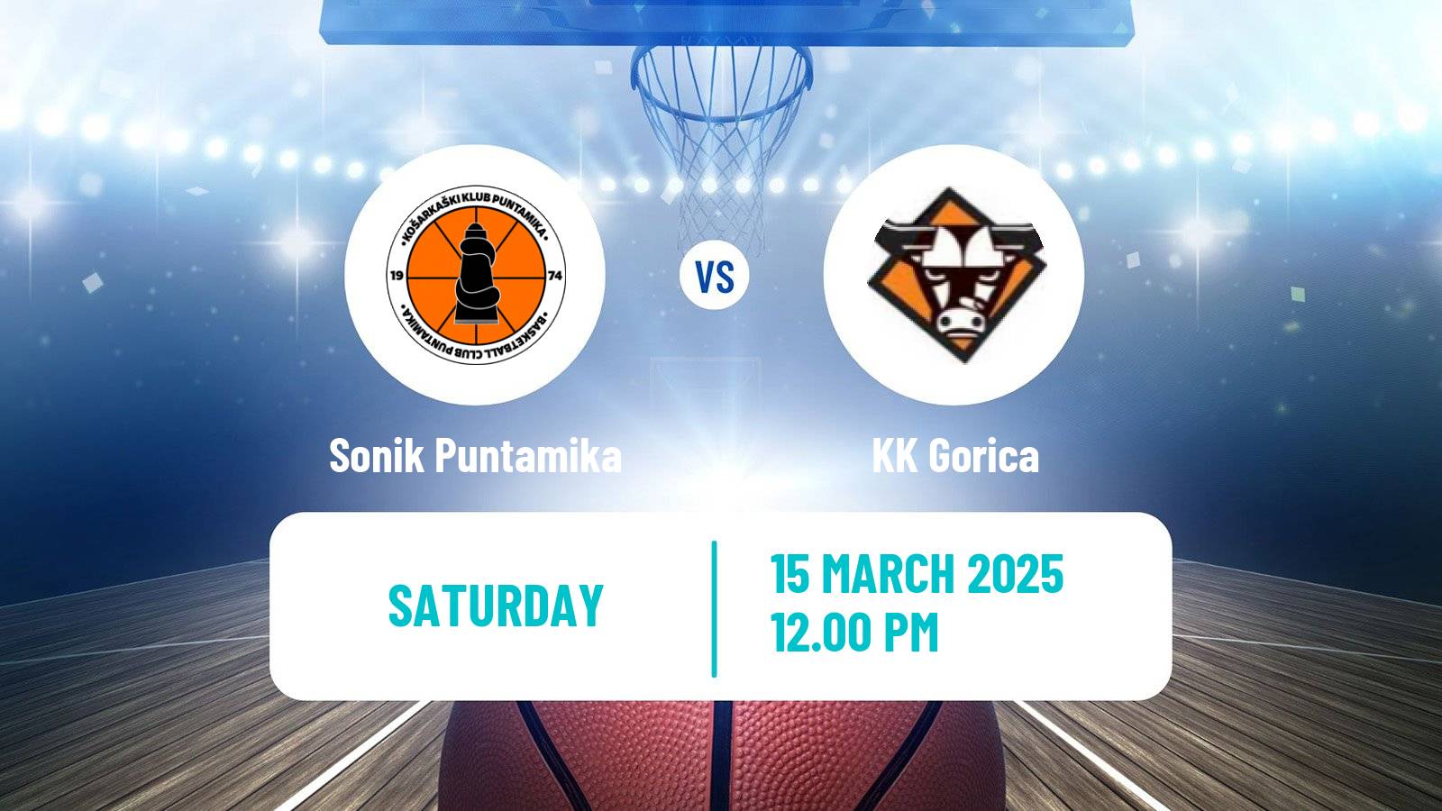 Basketball Croatian Prva Liga Basketball Sonik Puntamika - Gorica
