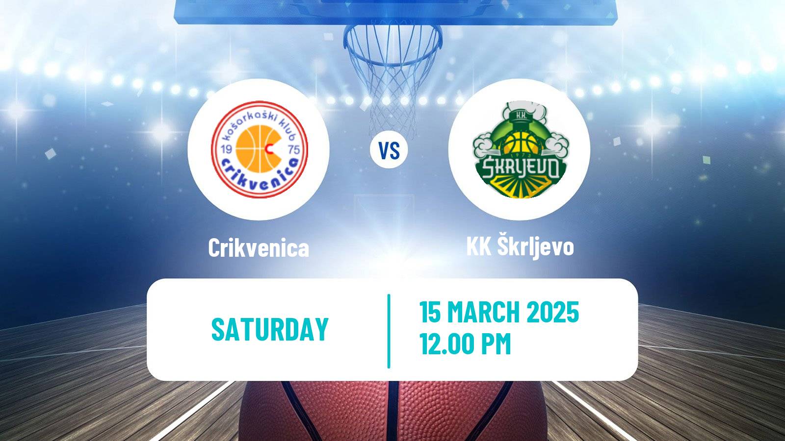Basketball Croatian Prva Liga Basketball Crikvenica - Škrljevo