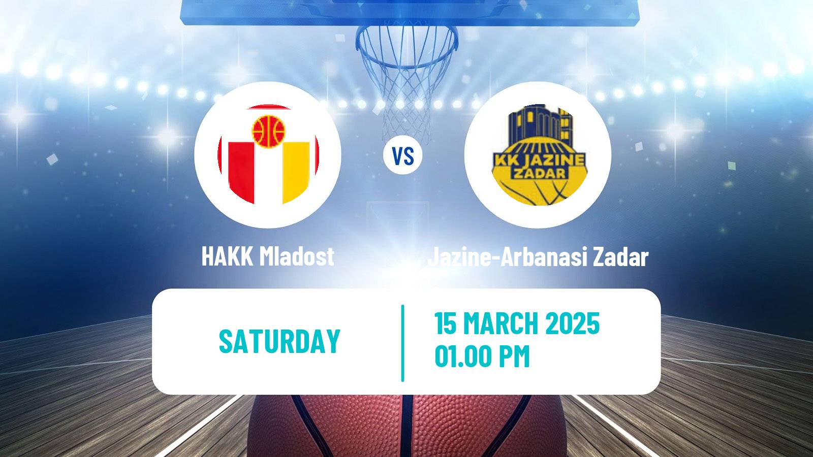 Basketball Croatian Prva Liga Basketball Mladost - Jazine-Arbanasi Zadar