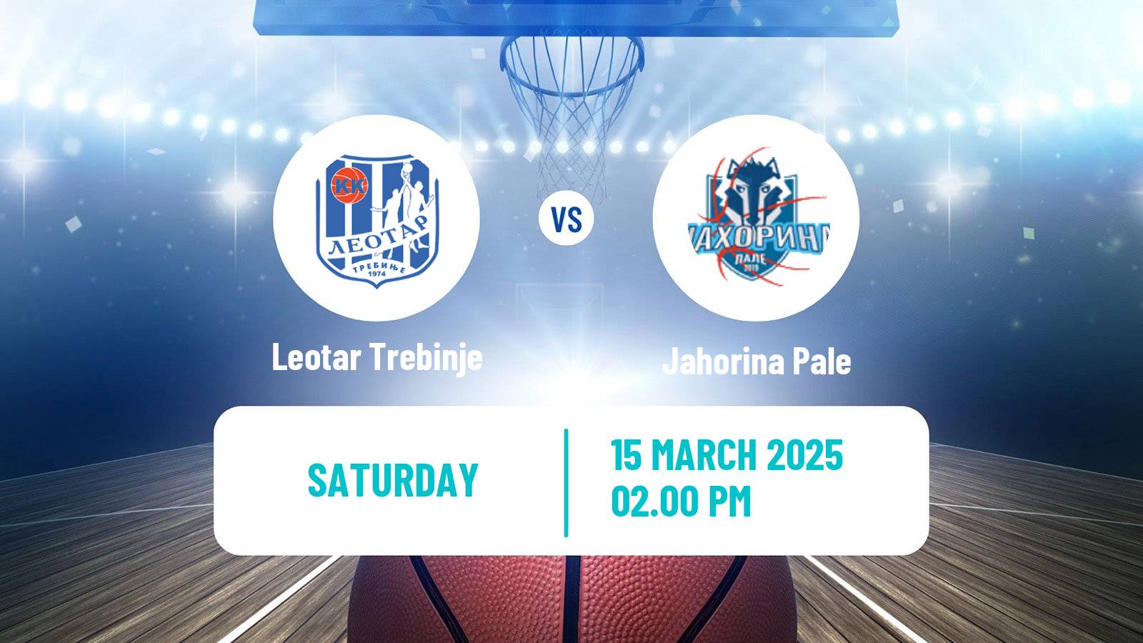 Basketball Bosnian Prvenstvo Basketball Leotar Trebinje - Jahorina Pale