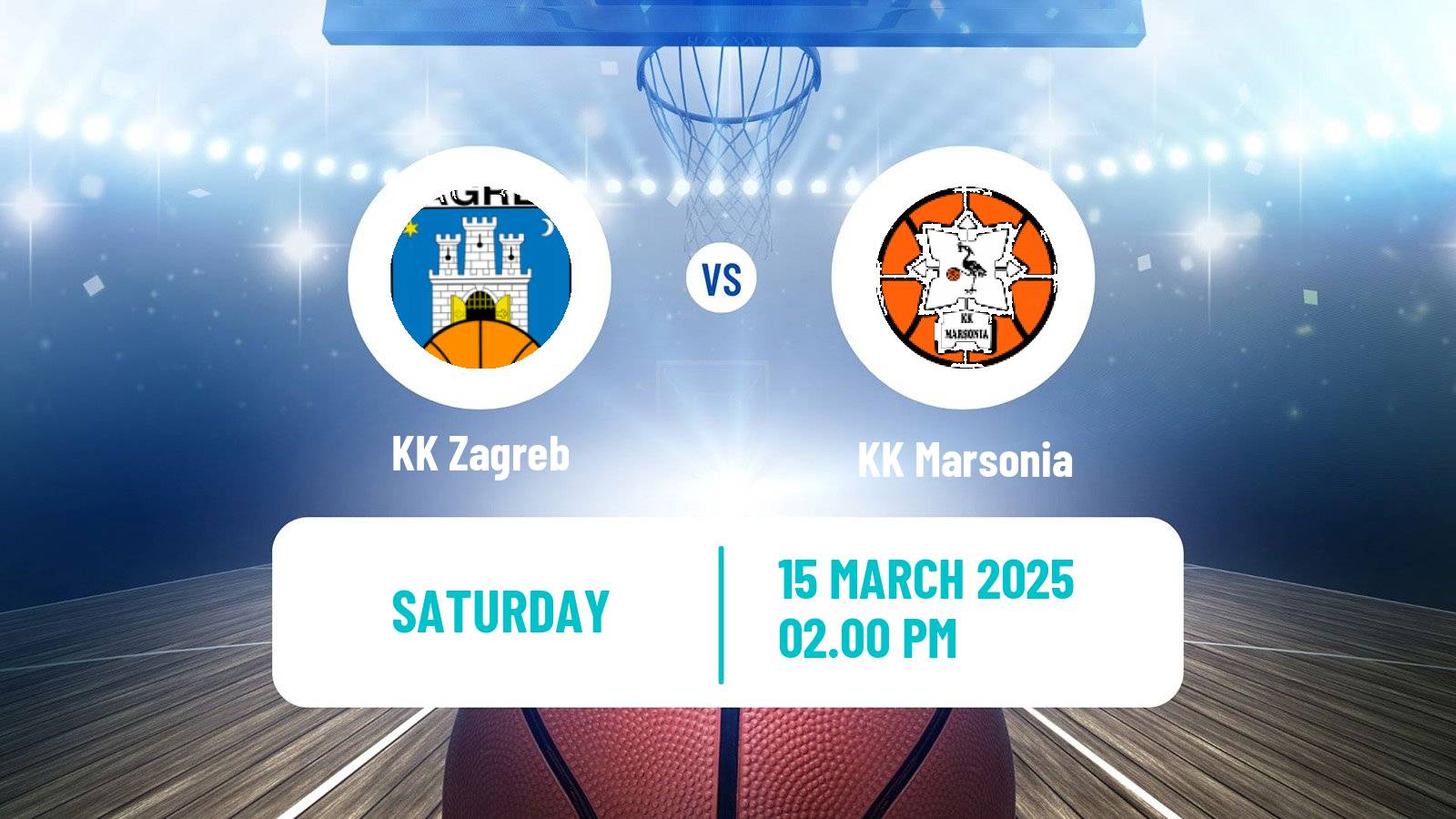 Basketball Croatian Prva Liga Basketball Zagreb - Marsonia