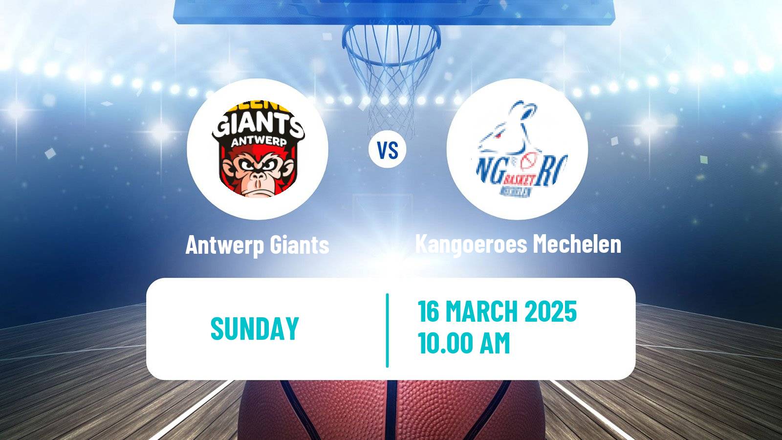 Basketball BNXT League Antwerp Giants - Kangoeroes Mechelen