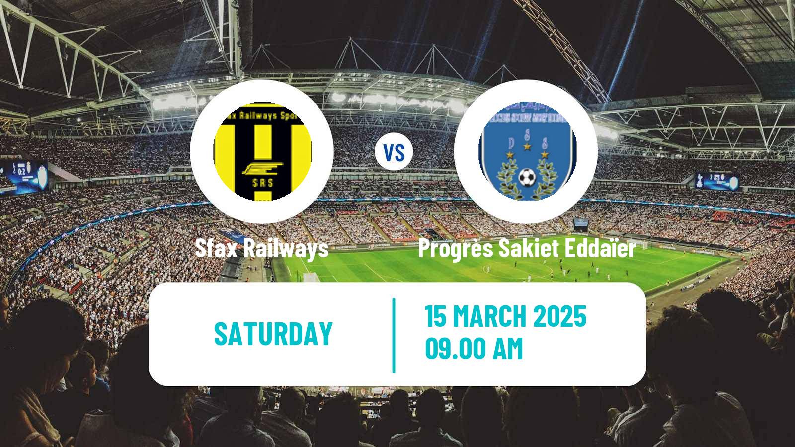 Soccer Tunisian Ligue 2 Sfax Railways - Progrès Sakiet Eddaïer