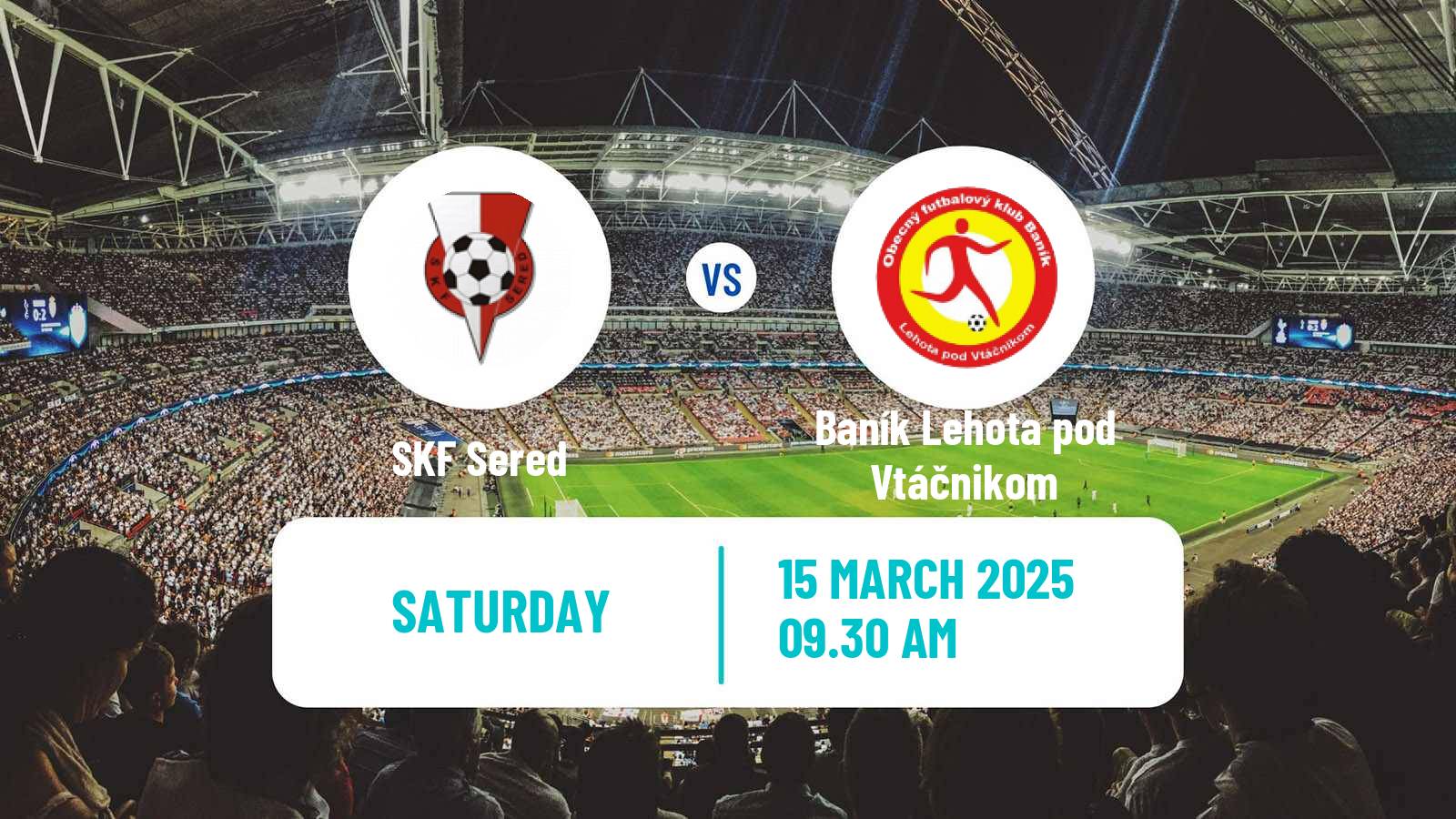 Soccer Slovak 3 Liga West Sered - Baník Lehota pod Vtáčnikom