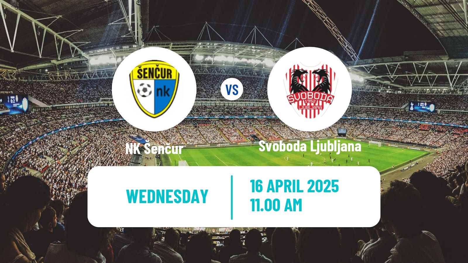 Soccer Slovenian 3 SNL West Šenčur - Svoboda Ljubljana