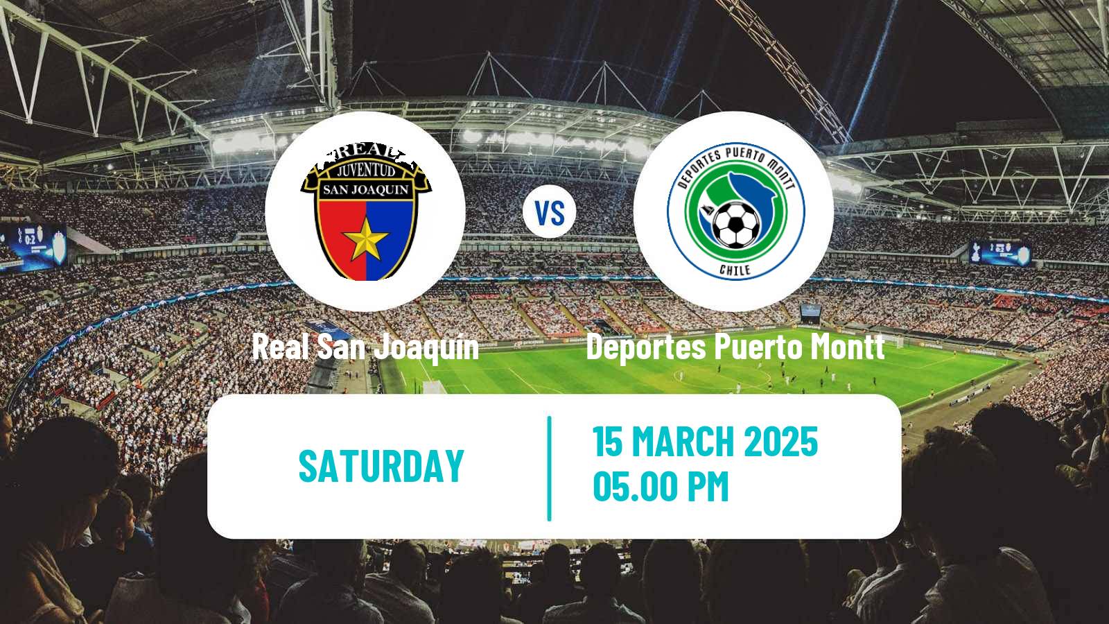 Soccer Chilean Segunda Division Real San Joaquín - Deportes Puerto Montt