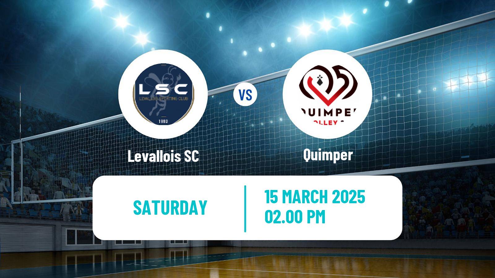 Volleyball French Ligue A Volleyball Women Levallois - Quimper