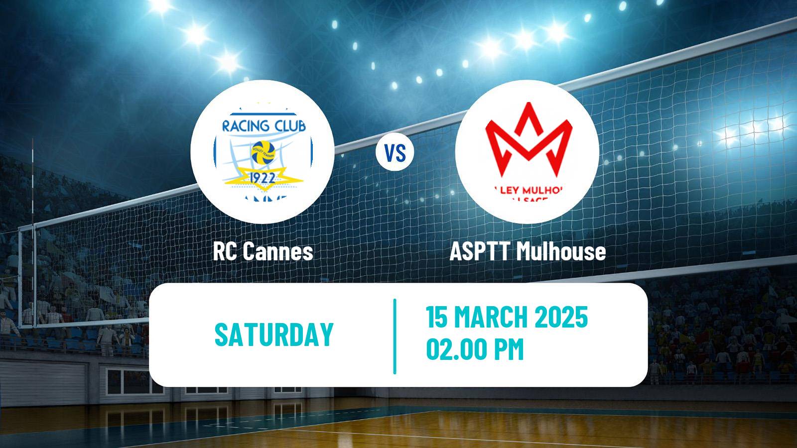 Volleyball French Ligue A Volleyball Women RC Cannes - ASPTT Mulhouse