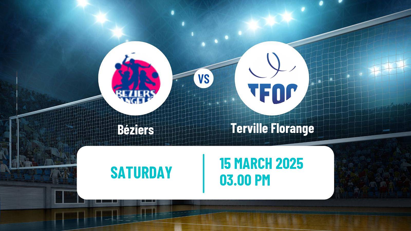 Volleyball French Ligue A Volleyball Women Béziers - Terville Florange