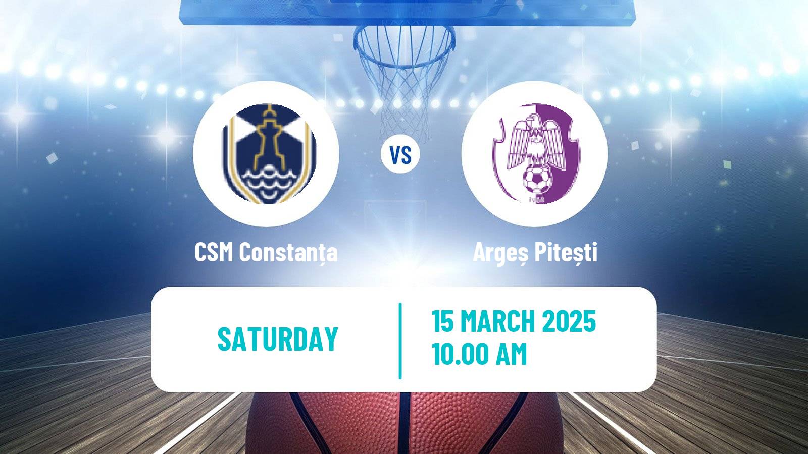 Basketball Romanian Divizia A Basketball CSM Constanța - Argeș Pitești