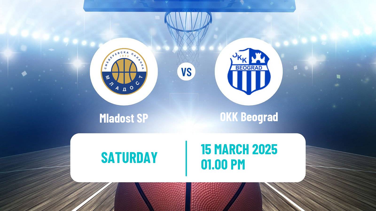 Basketball Serbian First League Basketball Mladost SP - OKK Beograd
