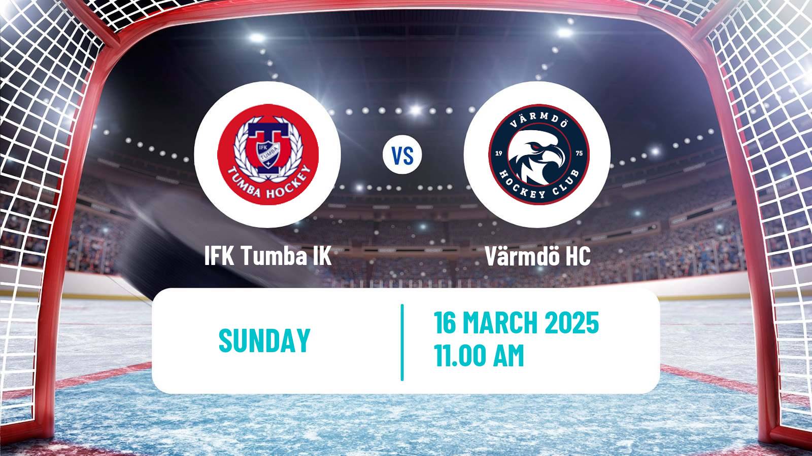 Hockey Swedish HockeyEttan Ostra Tumba - Värmdö