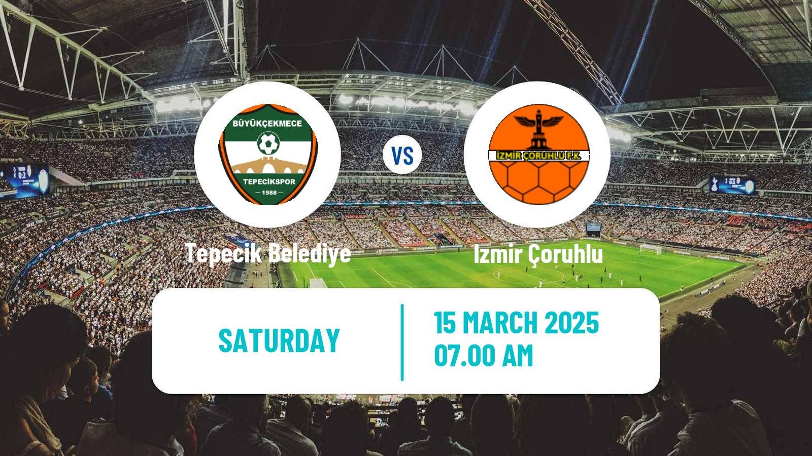 Soccer Turkish 3 Lig Group 4 Tepecik Belediye - Izmir Çoruhlu