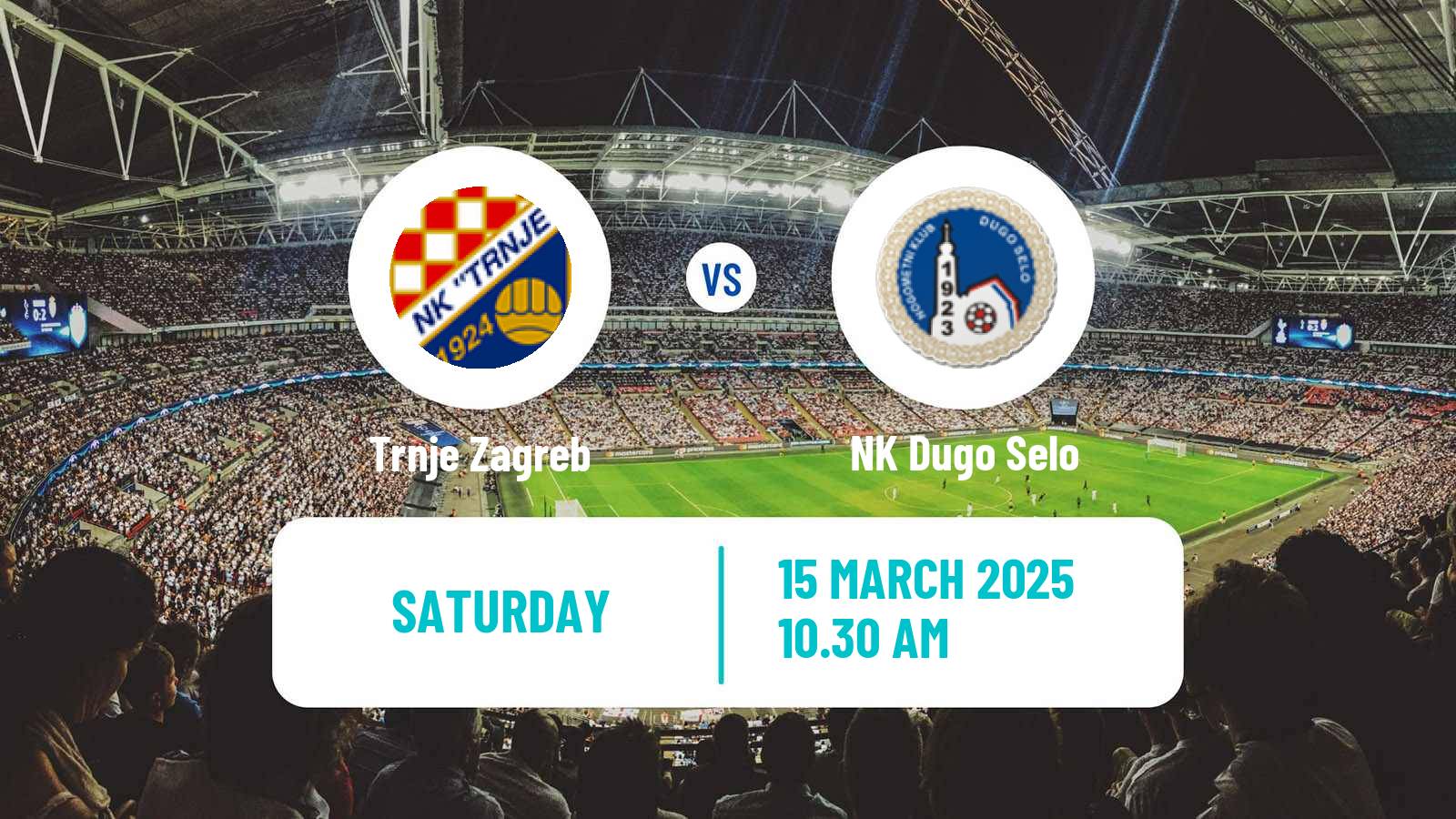 Soccer Croatian Druga NL Trnje Zagreb - Dugo Selo