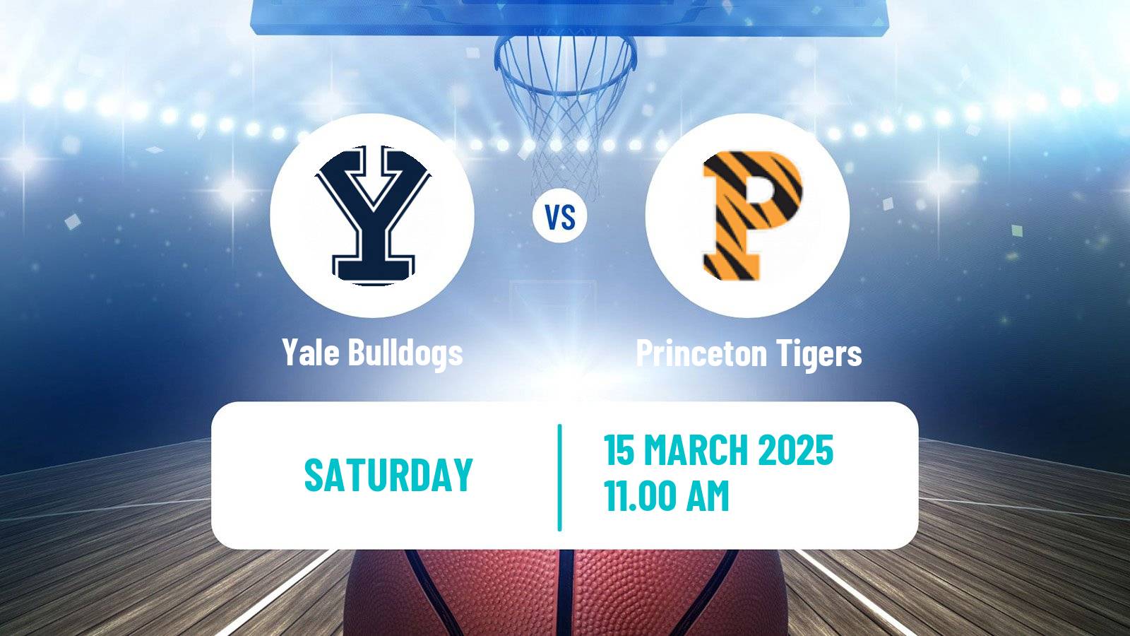 Basketball NCAA College Basketball Yale Bulldogs - Princeton Tigers