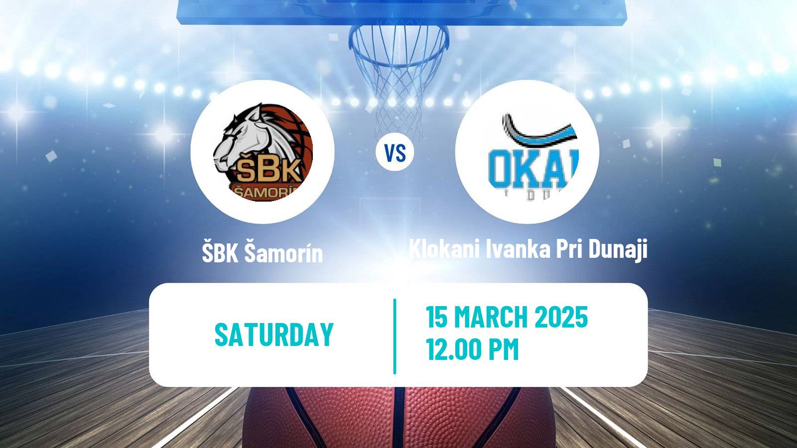 Basketball Slovak Extraliga Basketball Women ŠBK Šamorín - Klokani Ivanka Pri Dunaji