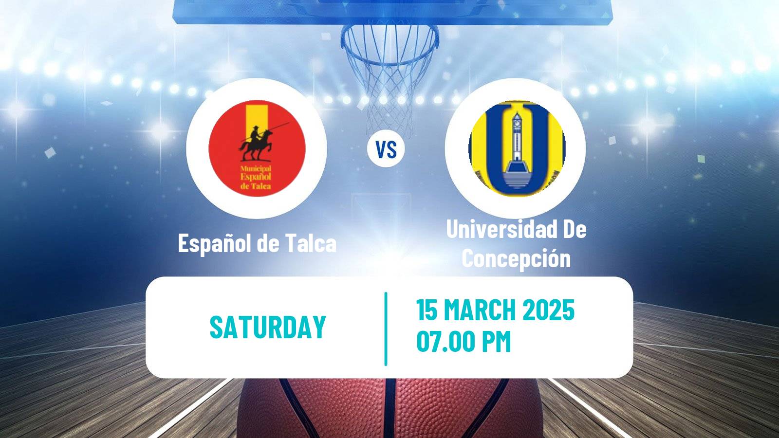 Basketball Chilean LNB Español de Talca - Universidad De Concepción