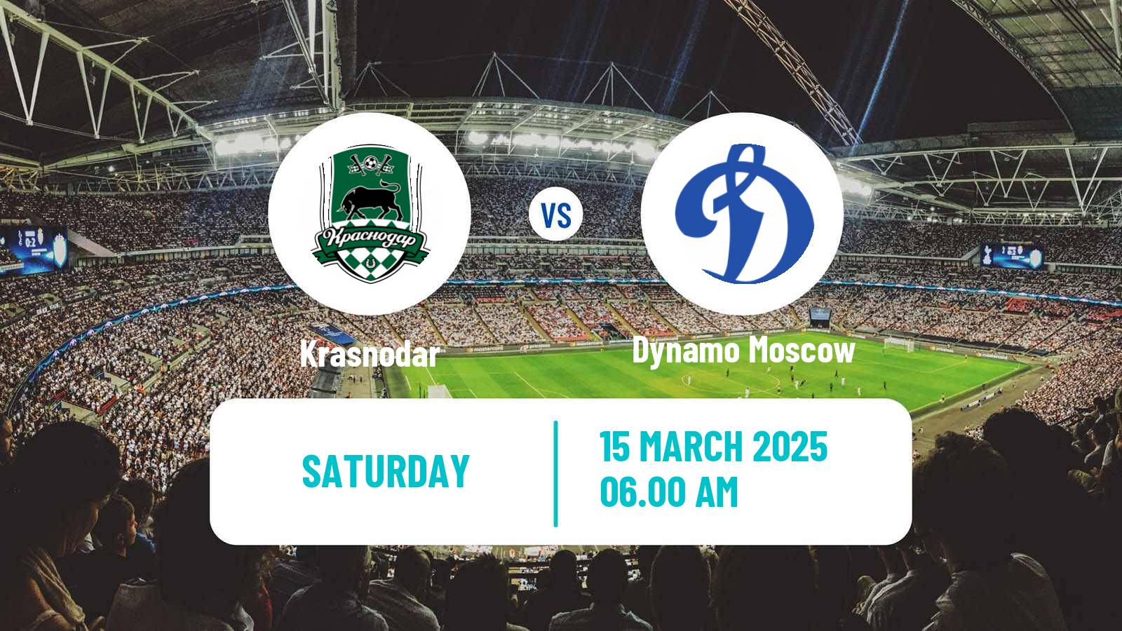 Soccer Russian Supreme Division Women Krasnodar - Dynamo Moscow