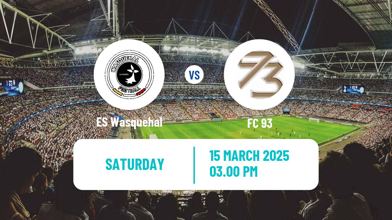 Football French National 2 - Group C Wasquehal - FC 93