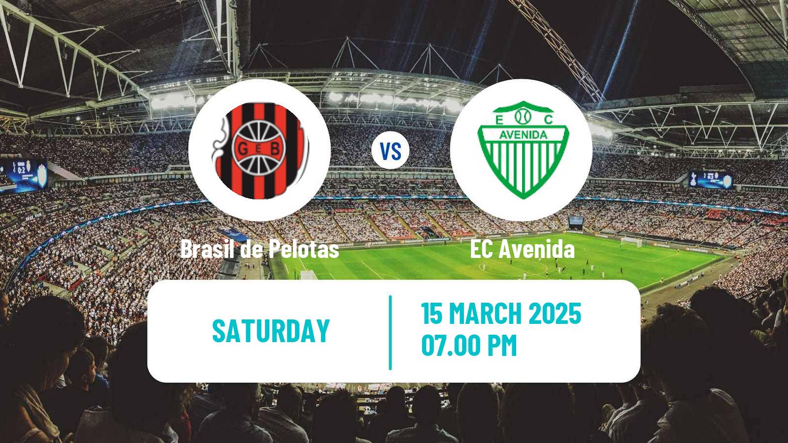 Soccer Brazilian Campeonato Gaucho Brasil de Pelotas - Avenida
