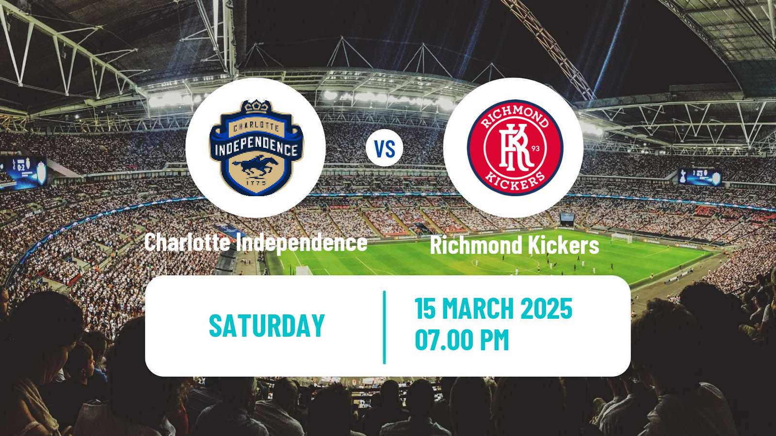 Soccer USL League One Charlotte Independence - Richmond Kickers