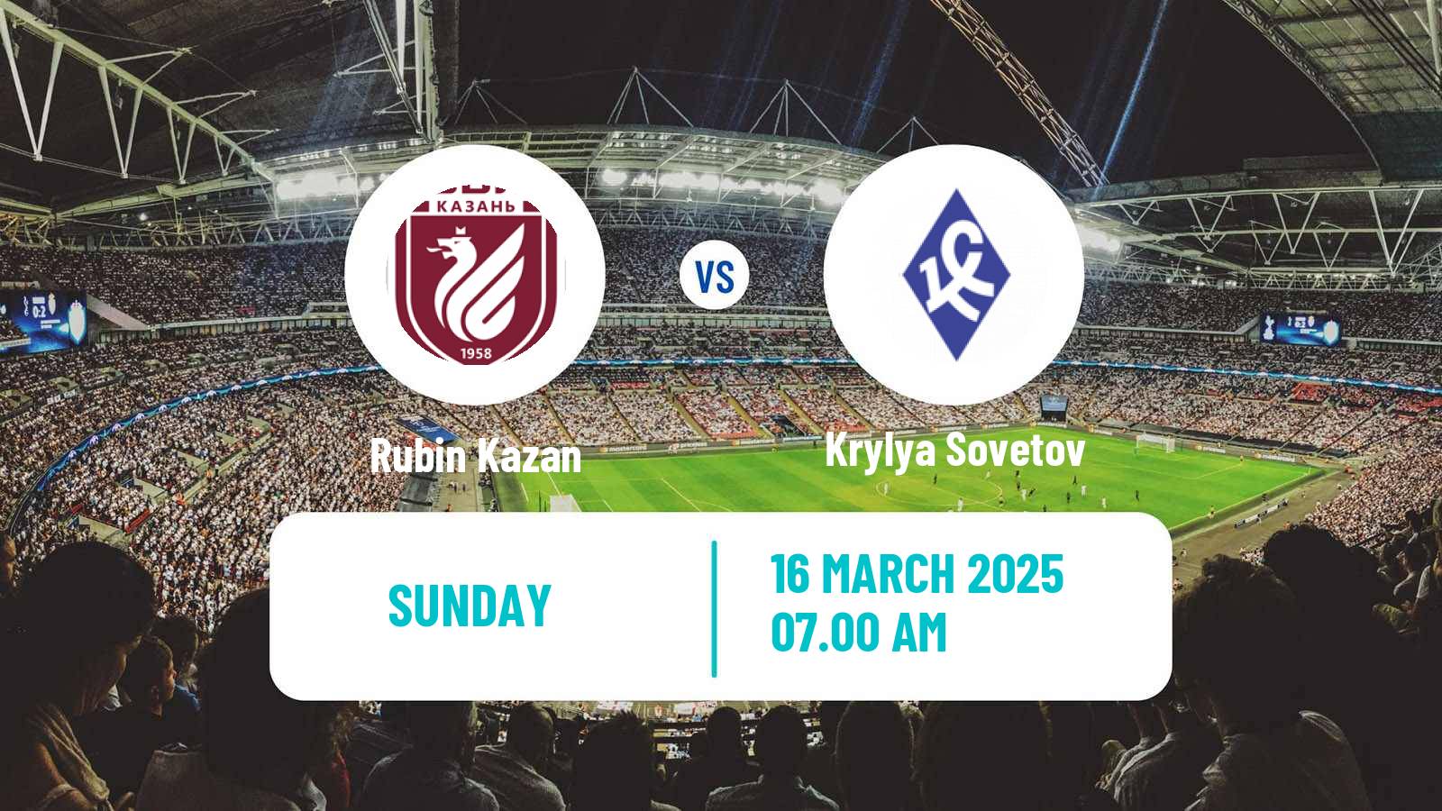 Soccer Russian Supreme Division Women Rubin Kazan - Krylya Sovetov