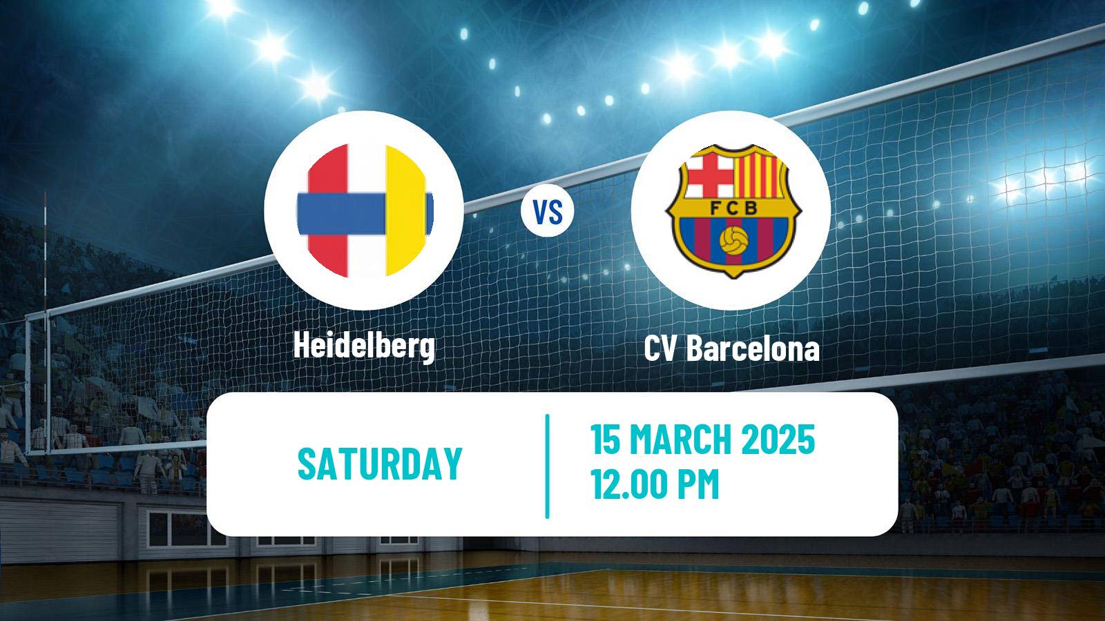 Volleyball Spanish SuperLiga Volleyball Women Heidelberg - Barcelona