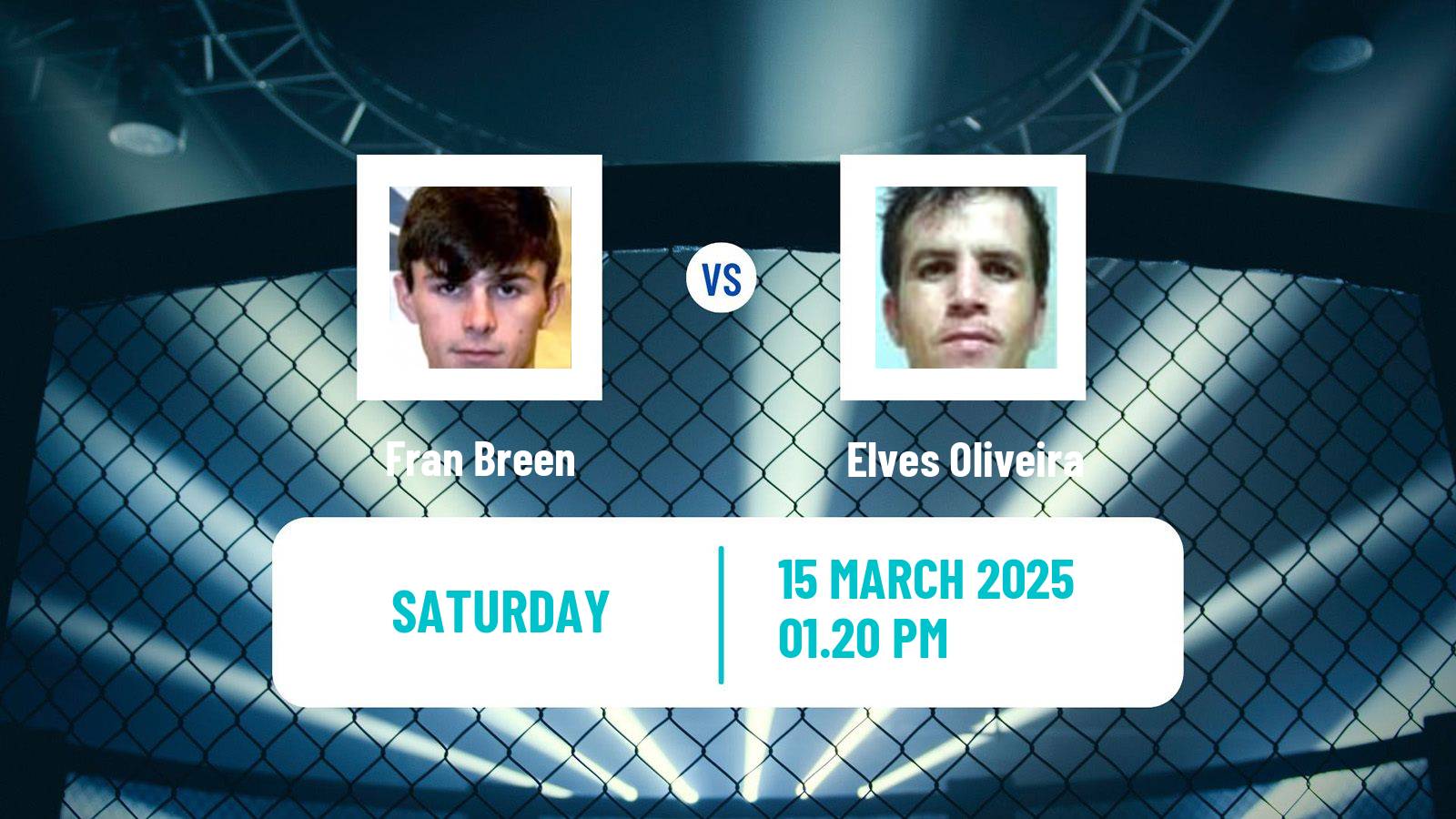 MMA Flyweight Cage Warriors Men Fran Breen - Elves Oliveira