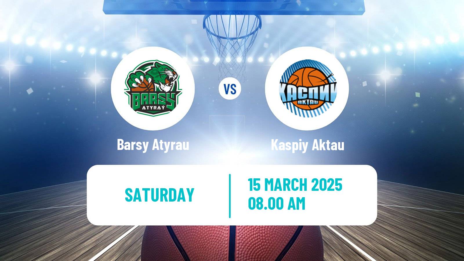Basketball Kazakh National League Basketball Barsy Atyrau - Kaspiy Aktau