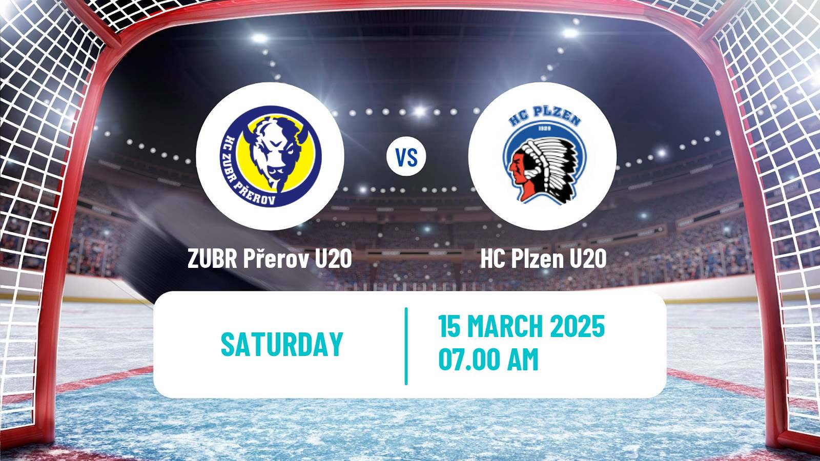 Hockey Czech ELJ ZUBR Přerov U20 - Plzen U20