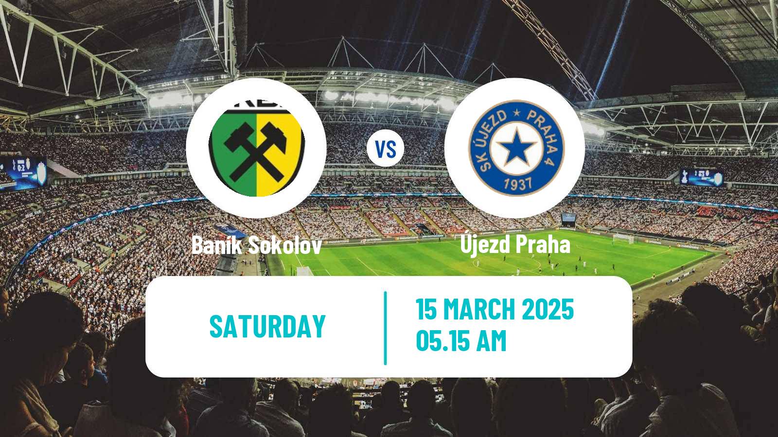 Soccer Czech Division B Baník Sokolov - Újezd Praha