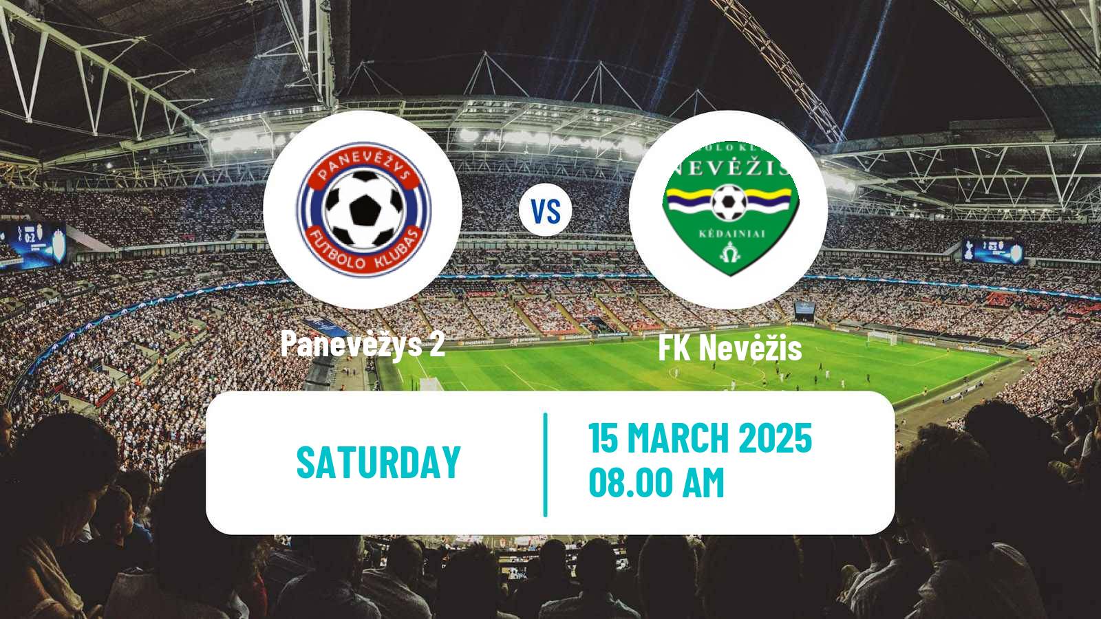 Soccer Lithuanian Division 2 Panevėžys 2 - Nevėžis