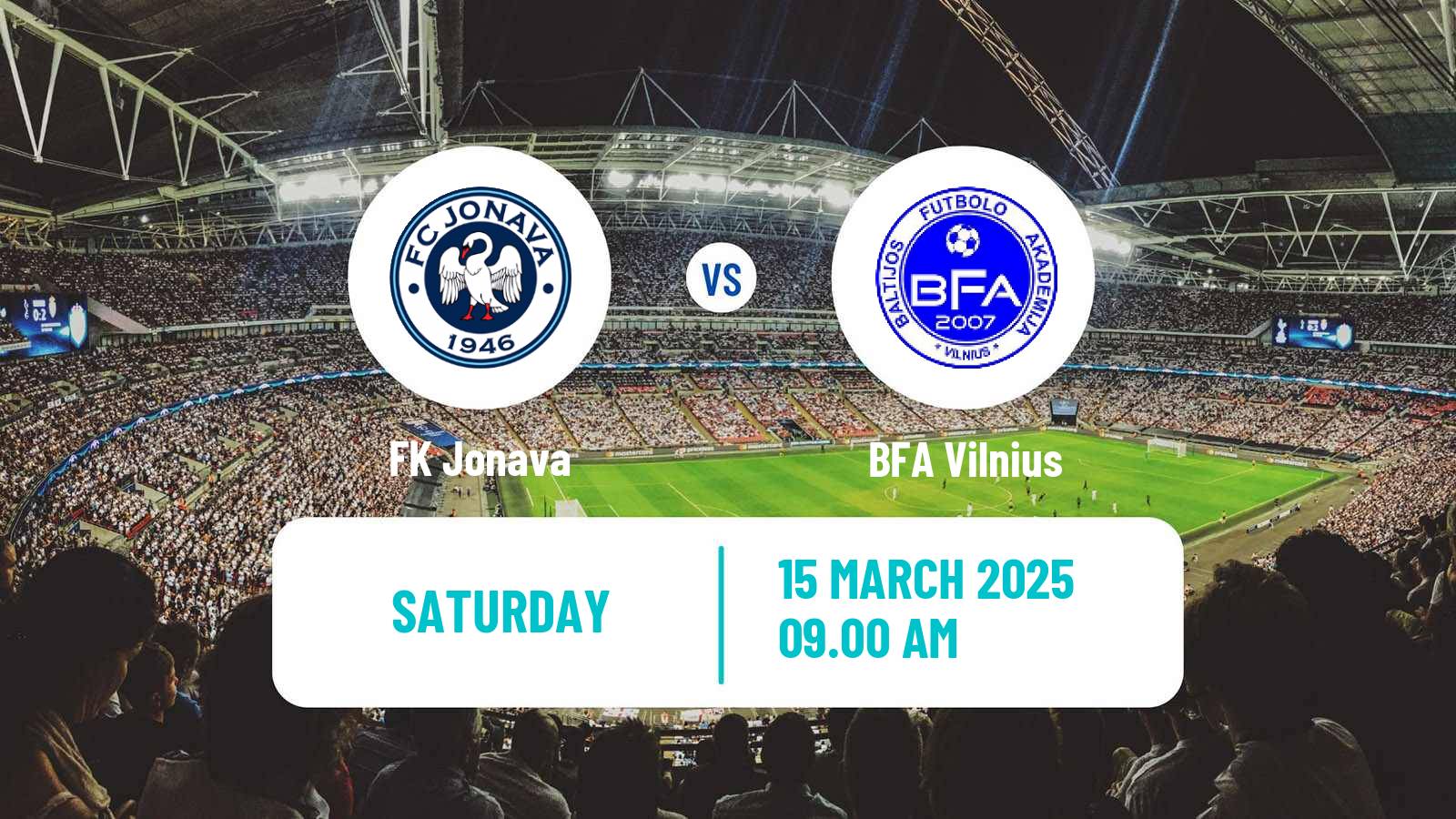 Soccer Lithuanian Division 2 Jonava - BFA Vilnius