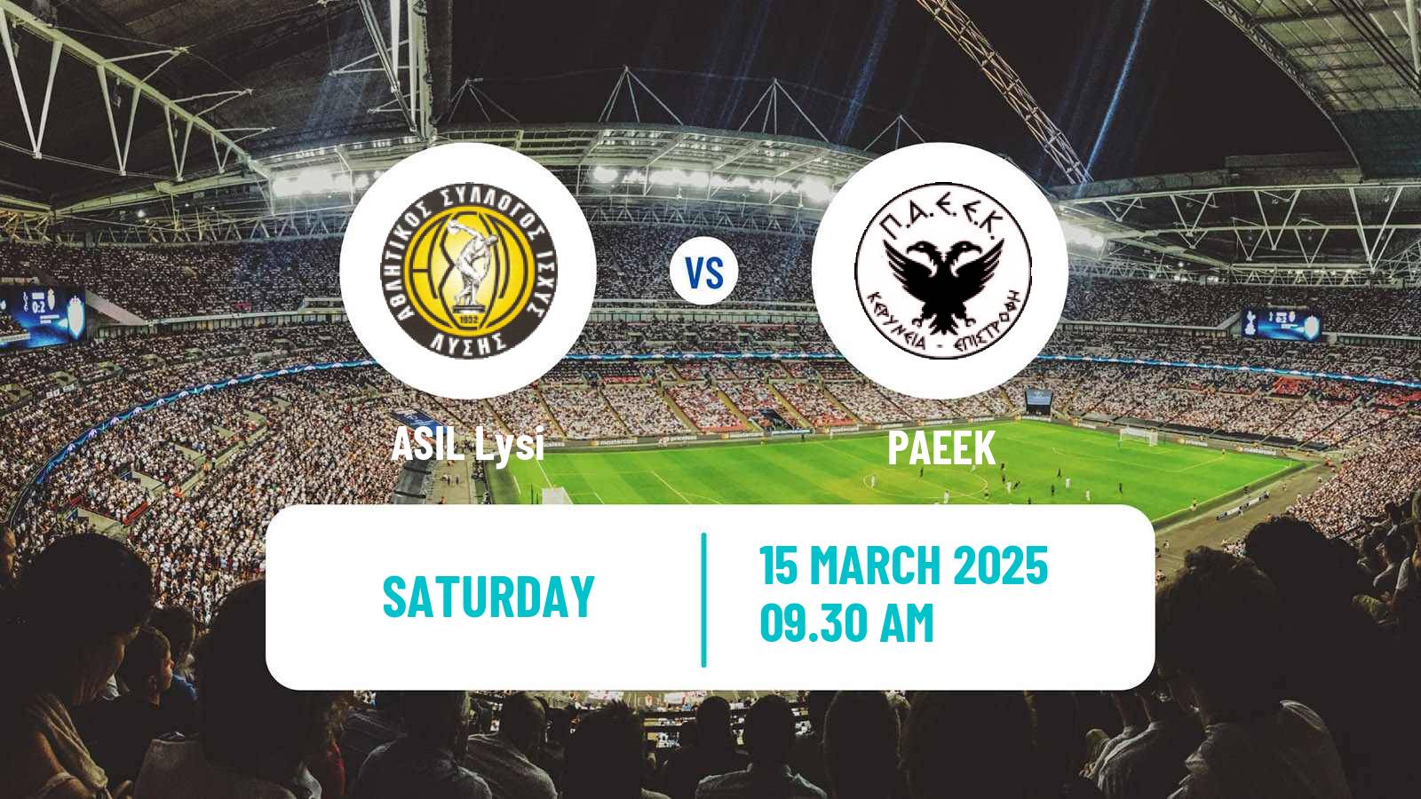 Soccer Cypriot Division 2 ASIL Lysi - PAEEK