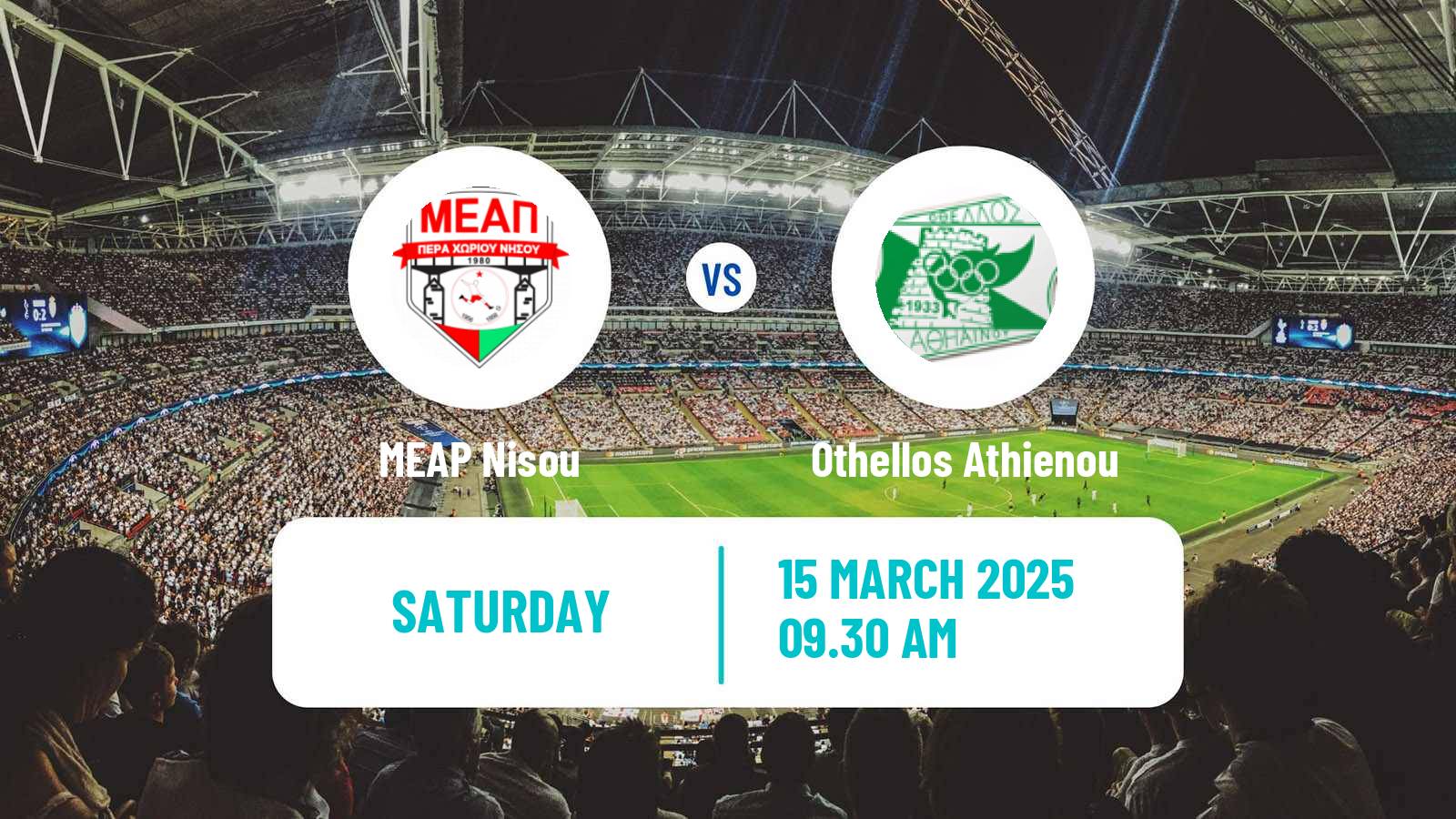 Soccer Cypriot Division 2 MEAP Nisou - Othellos Athienou