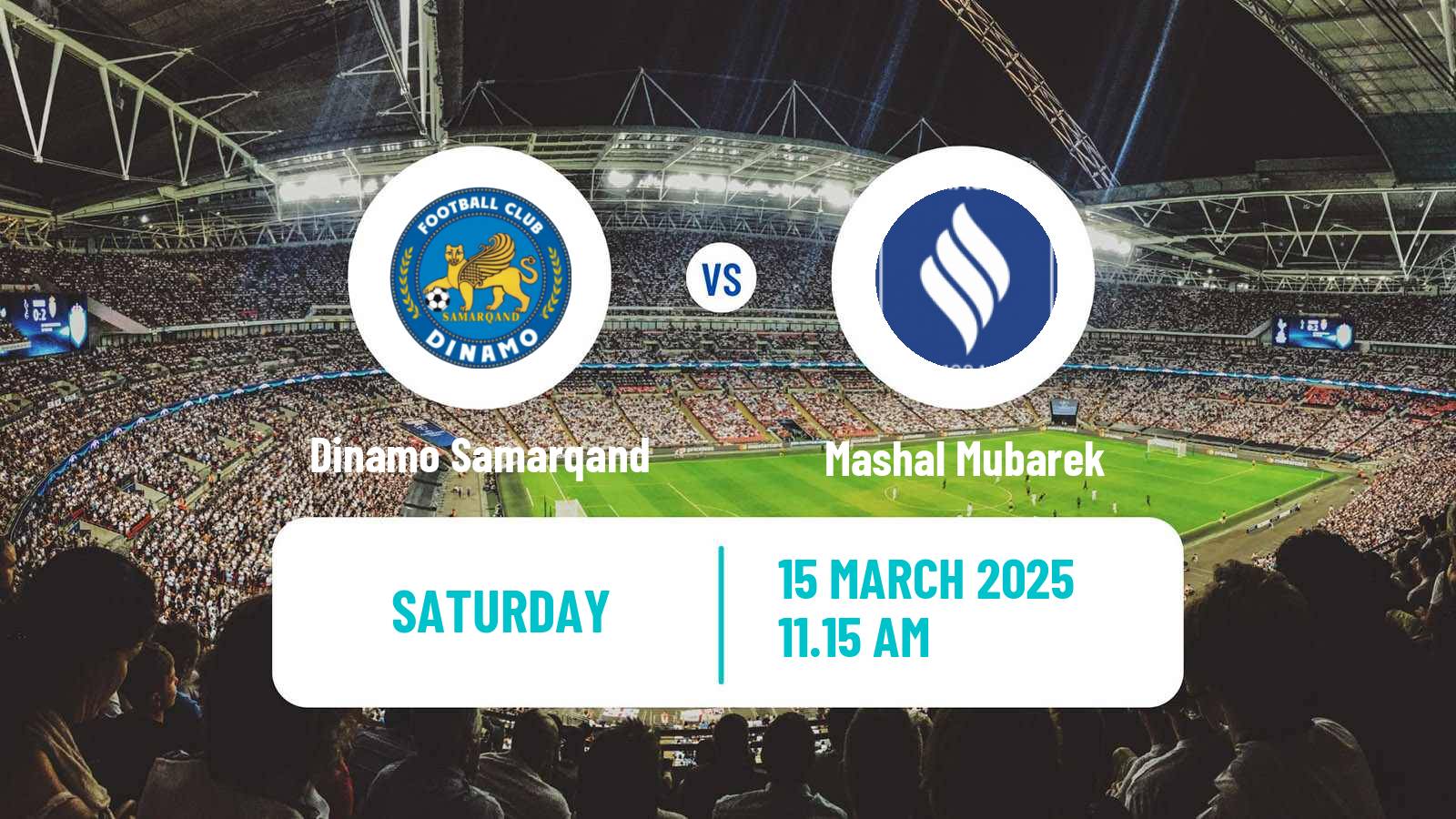 Soccer Uzbek League Dinamo Samarqand - Mashal Mubarek