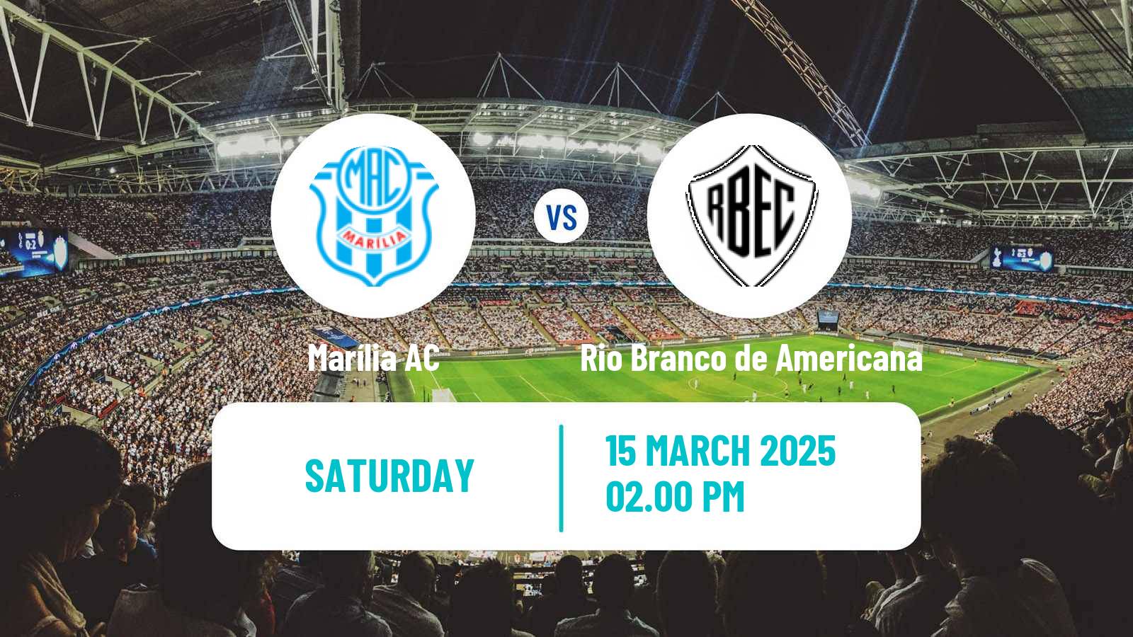 Soccer Brazilian Campeonato Paulista A3 Marília - Rio Branco de Americana