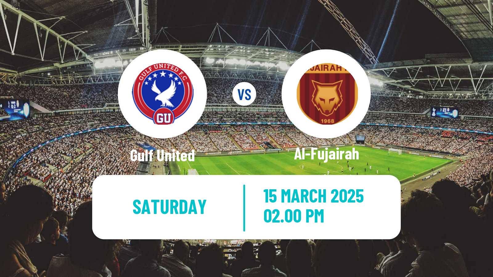 Soccer UAE Division 1 Gulf United - Al-Fujairah