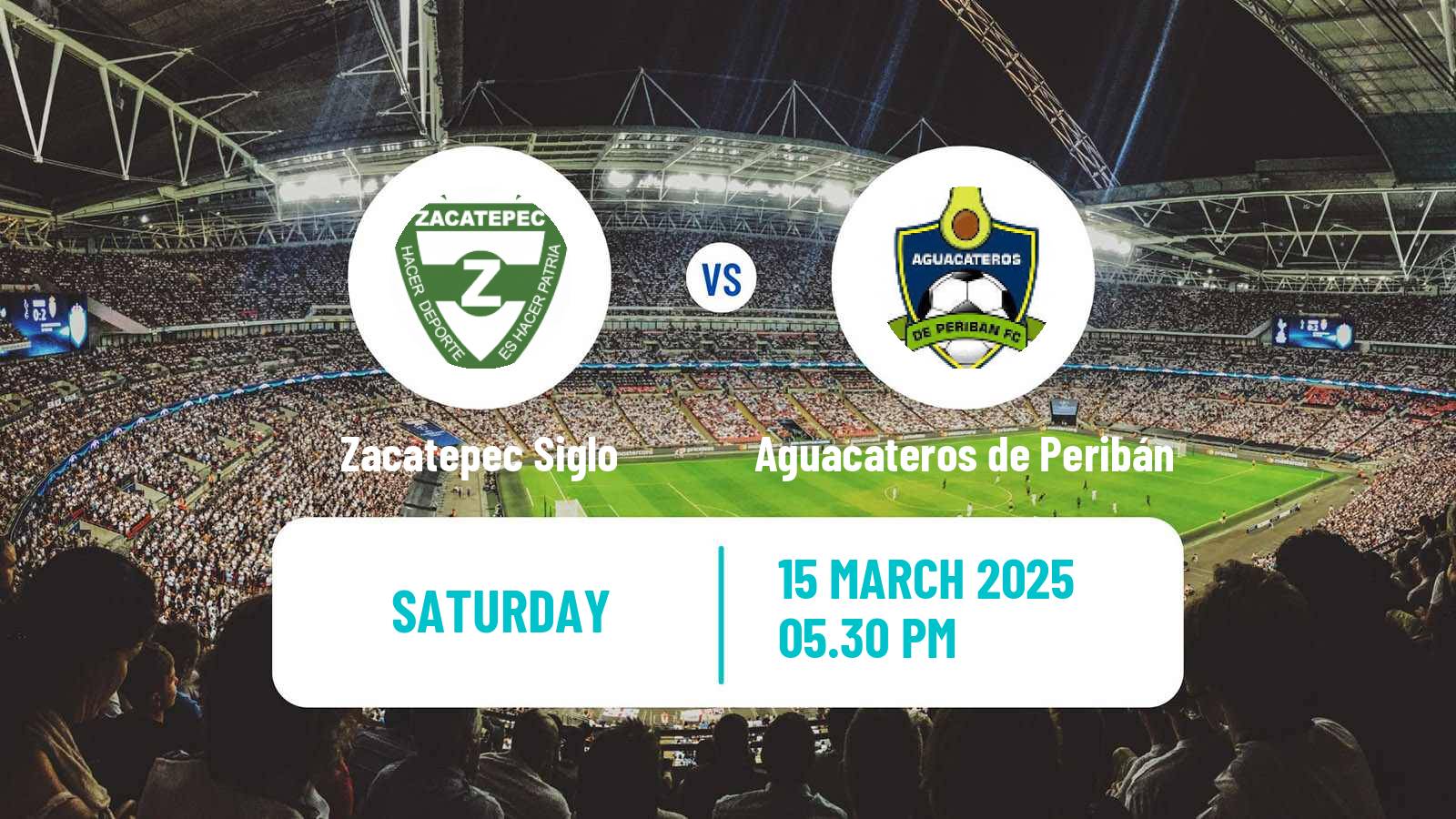 Soccer Mexican Liga Premier Serie A Zacatepec Siglo - Aguacateros de Peribán