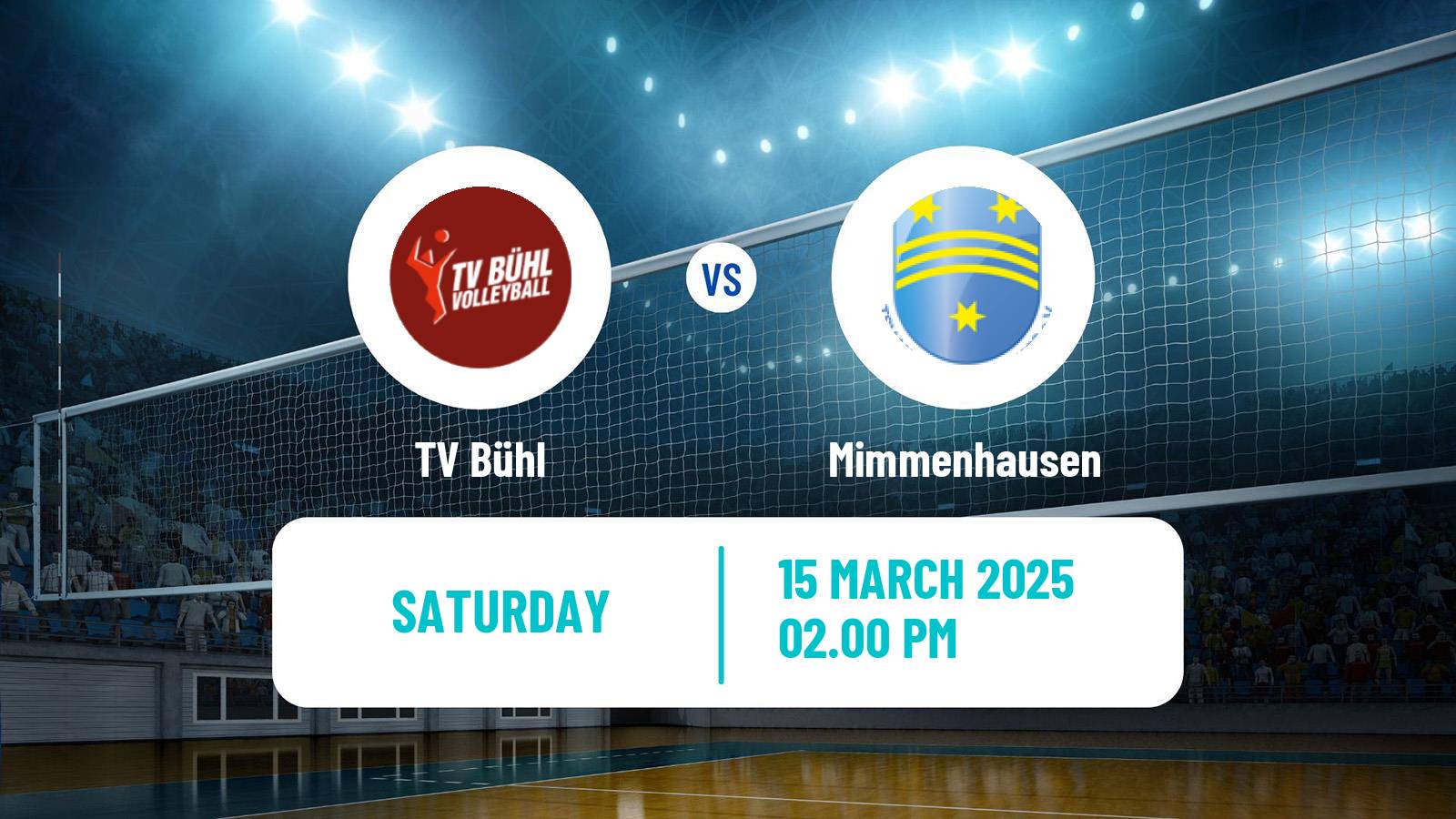 Volleyball German 2 Bundesliga South Volleyball TV Bühl - Mimmenhausen