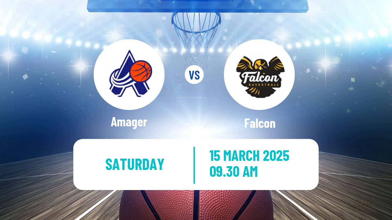 Basketball Danish Basketligaen Women Amager - Falcon
