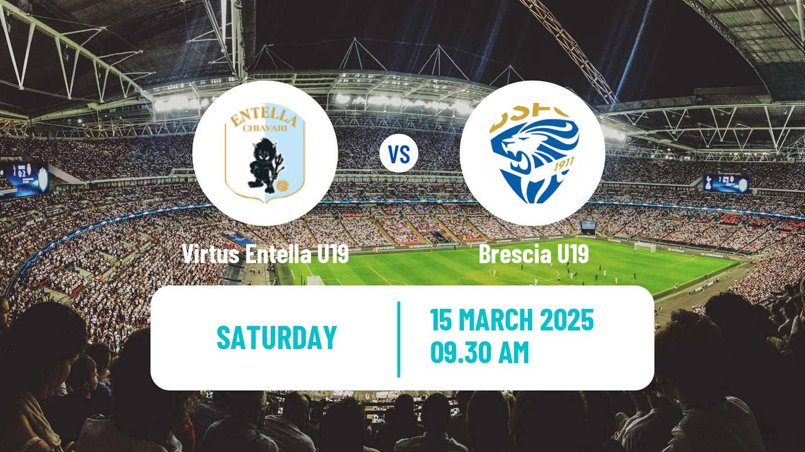 Soccer Italian Primavera 2 Virtus Entella U19 - Brescia U19