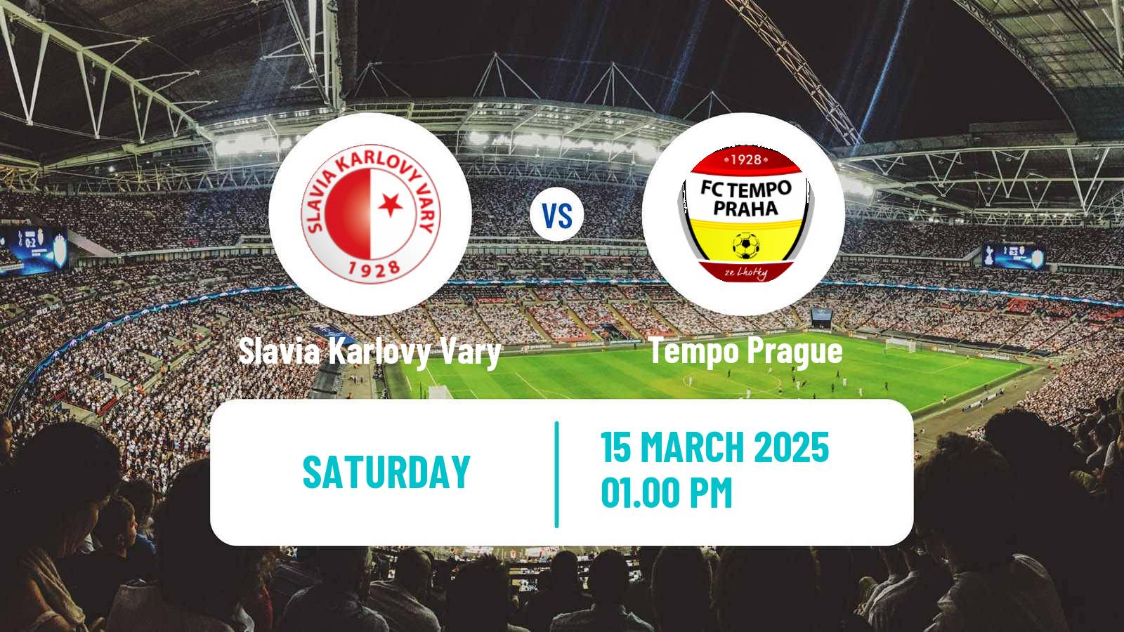 Soccer Czech Division B Slavia Karlovy Vary - Tempo Prague
