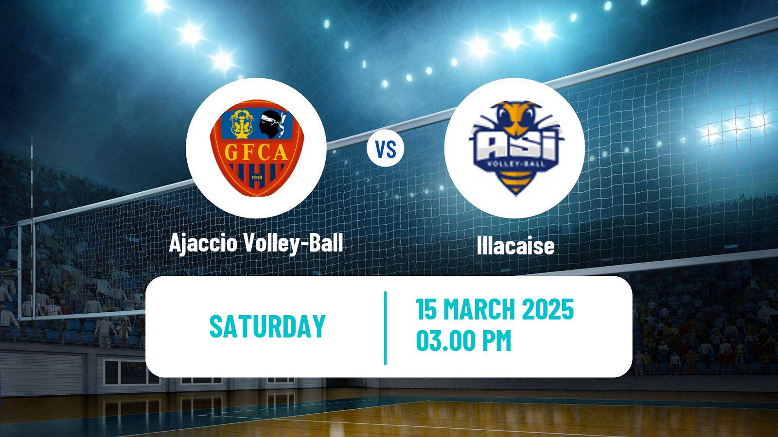 Volleyball French Ligue B Volleyball Ajaccio Volley-Ball - Illacaise
