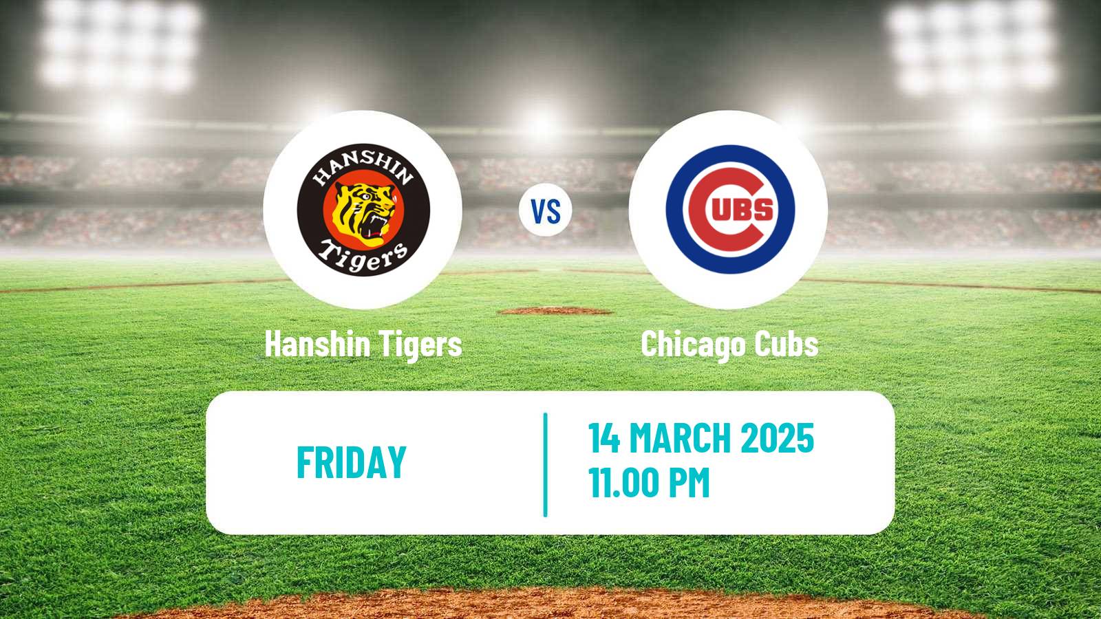Baseball Club Friendly Baseball Hanshin Tigers - Chicago Cubs