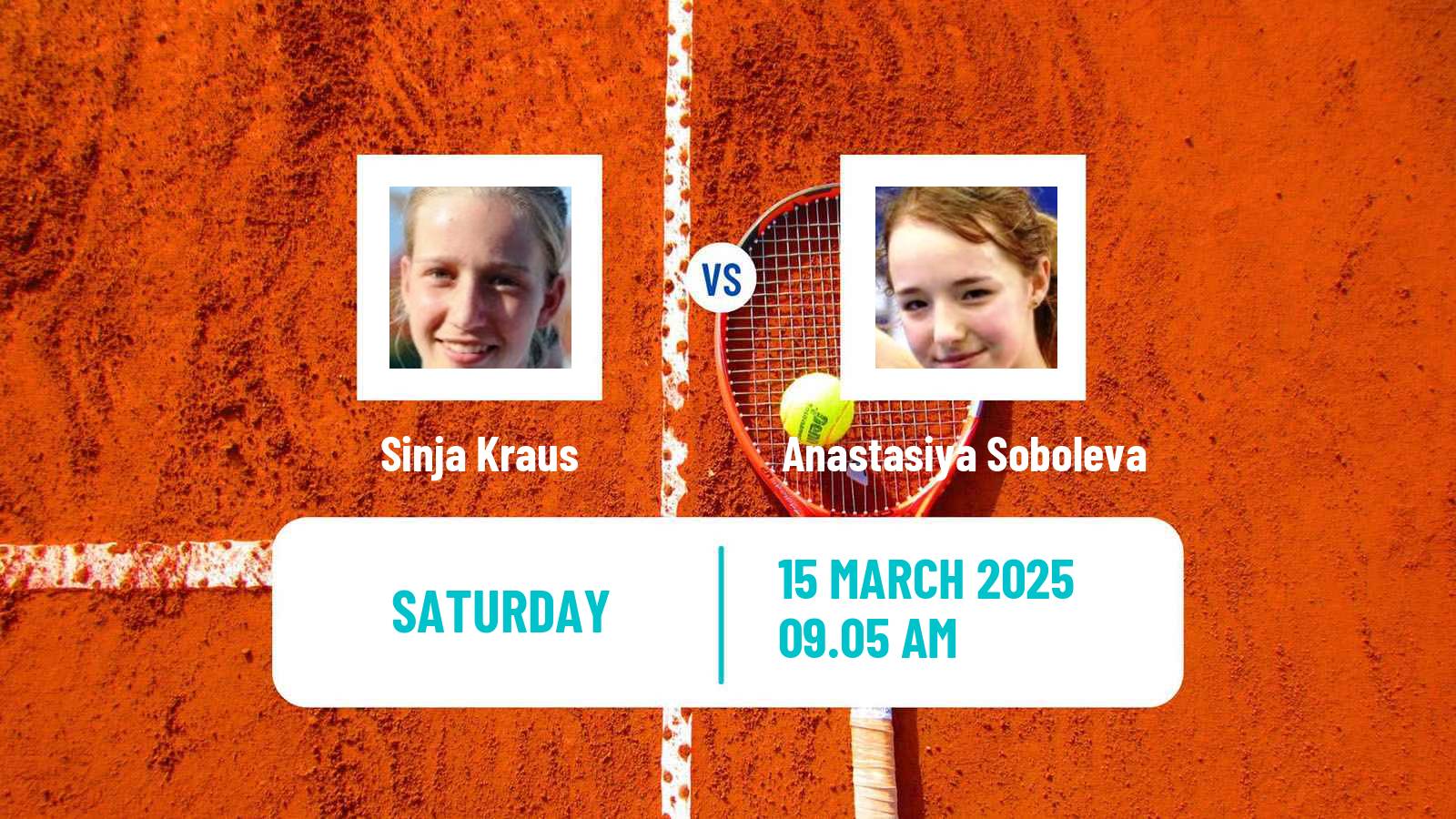 Tennis ITF W75 Szekesfehervar Women Sinja Kraus - Anastasiya Soboleva