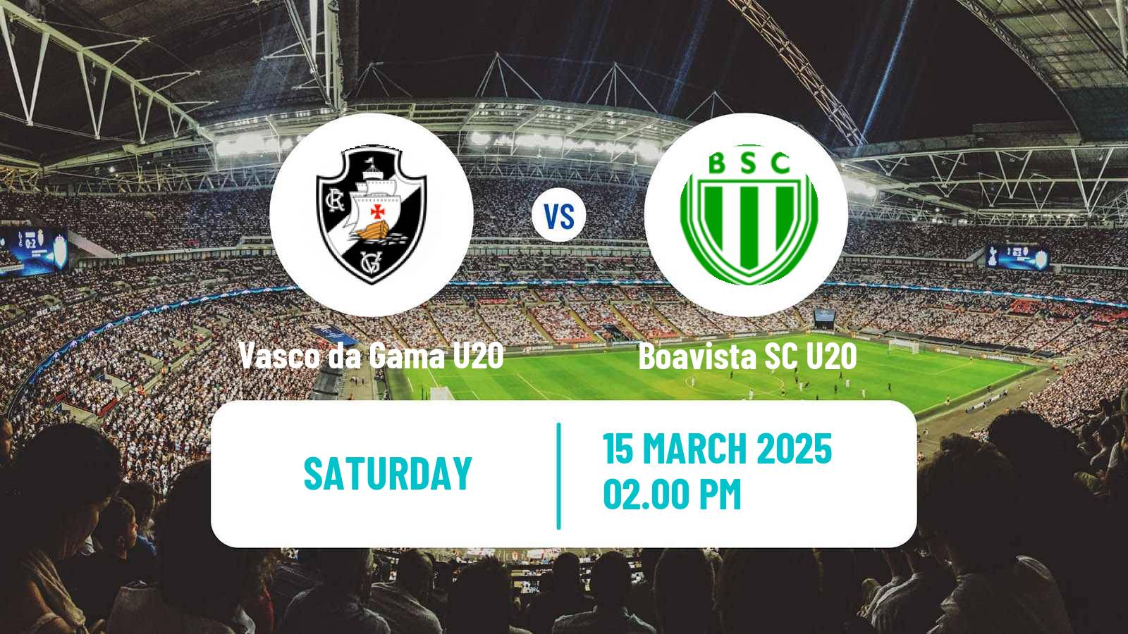 Soccer Brazilian Copa Rio U20 Vasco da Gama U20 - Boavista SC U20